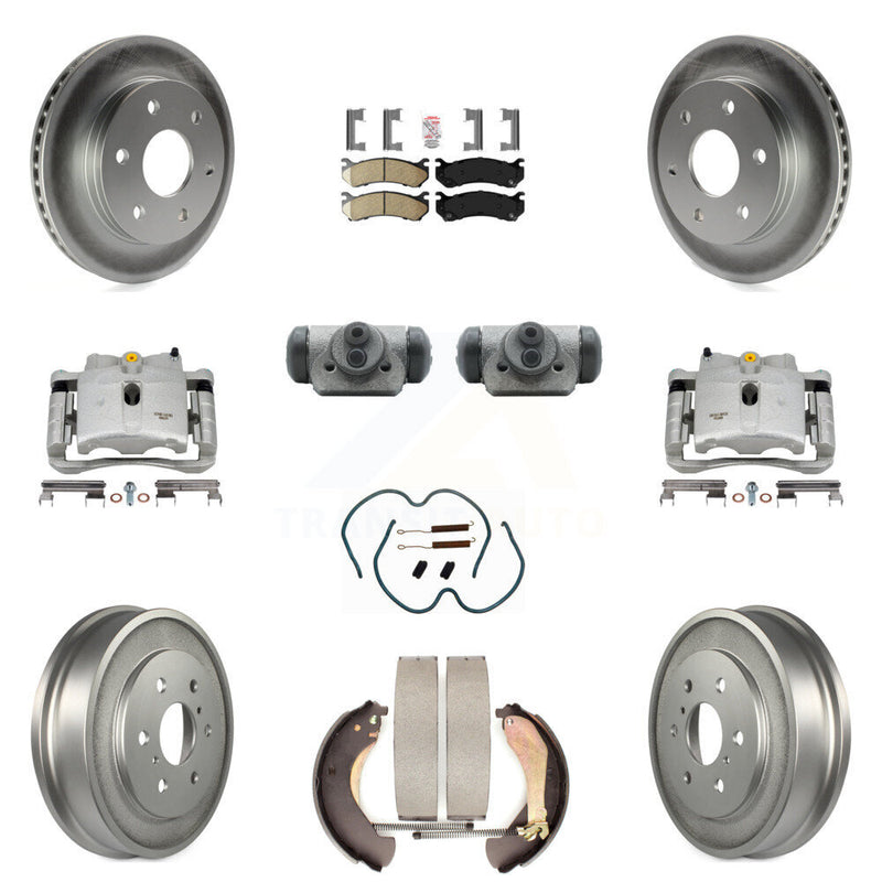 Transit Auto KCG-101323N Disc Brake Kit for 2005-2007 Chevrolet Silverado 1500 Classic, Chevrolet Silverado 1500, GMC Sierra 1500 - Front and Rear product image