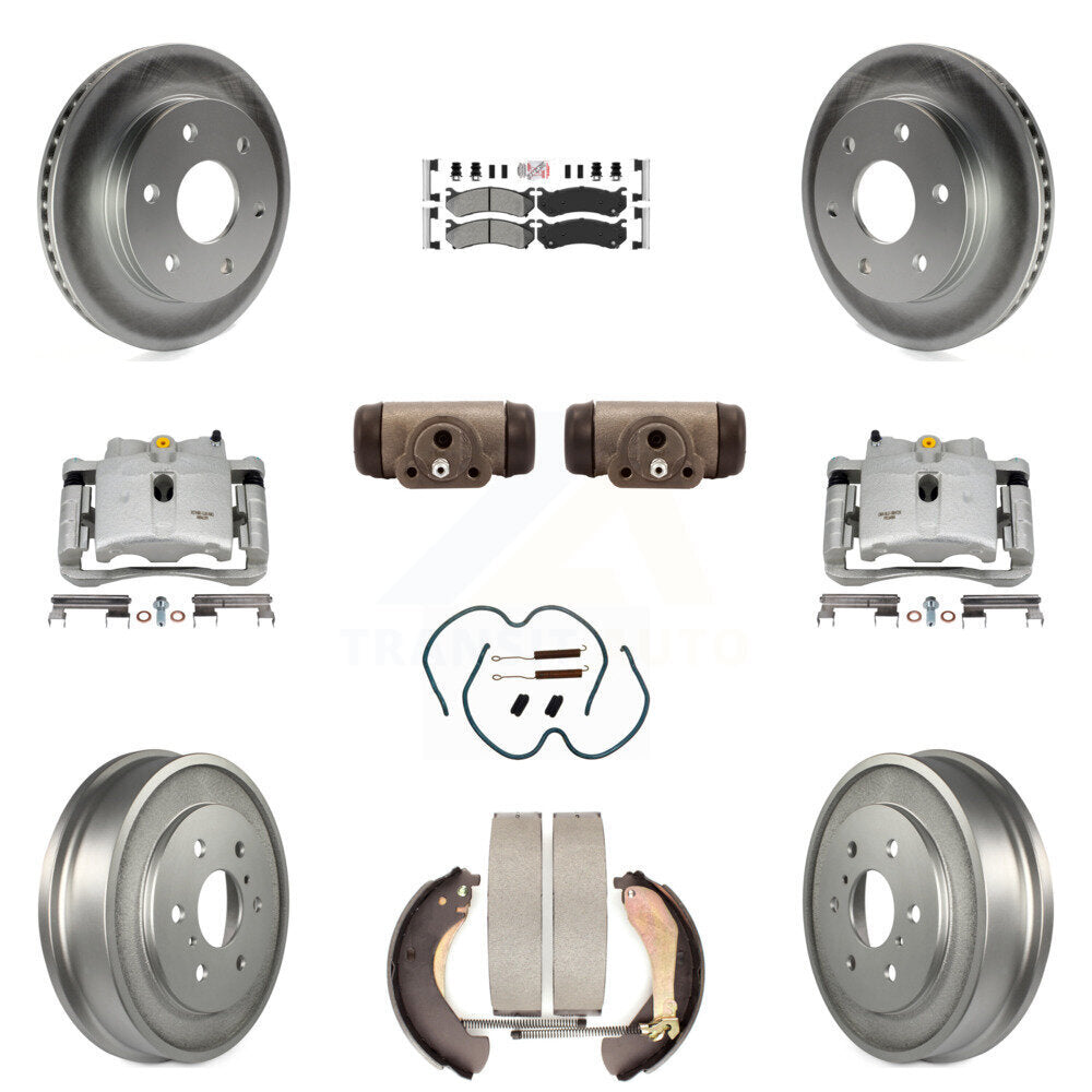 Transit Auto KCG-101324N Disc Brake Kit for 2005-2007 Chevrolet Silverado 1500 Classic, Chevrolet Silverado 1500, GMC Sierra 1500 - Front and Rear product image