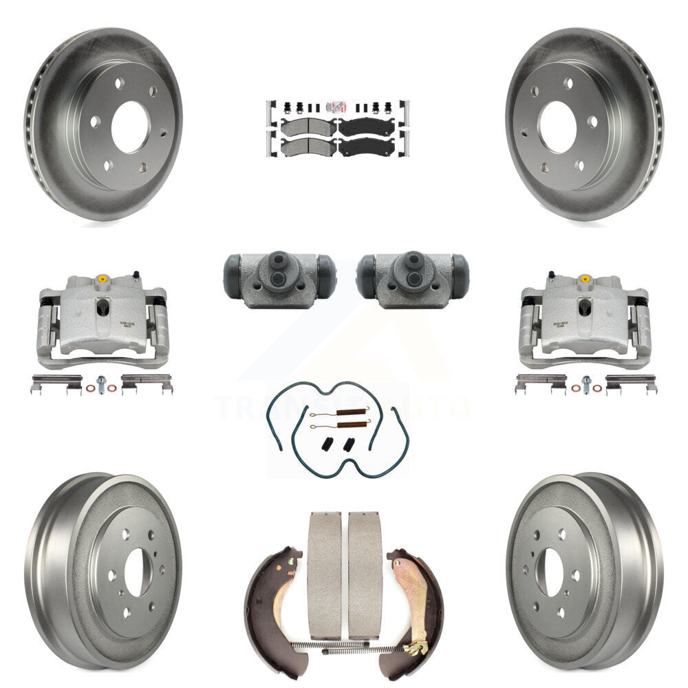 Transit Auto KCG-101325N Disc Brake Kit for 2005-2007 Chevrolet Silverado 1500 Classic, Chevrolet Silverado 1500, GMC Sierra 1500 - Front and Rear product image