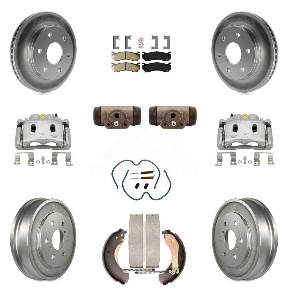 Transit Auto KCG-101326N Disc Brake Kit for 2007 Chevrolet Silverado 1500 - Front and Rear product image