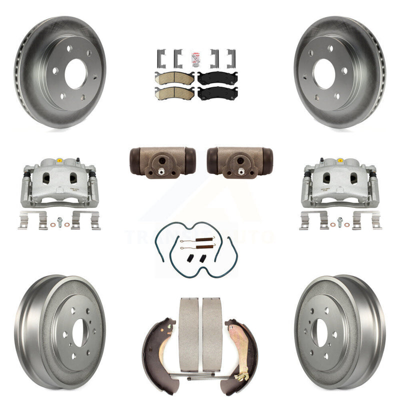 Transit Auto KCG-101326N Disc Brake Kit for 2007 Chevrolet Silverado 1500 - Front and Rear product image