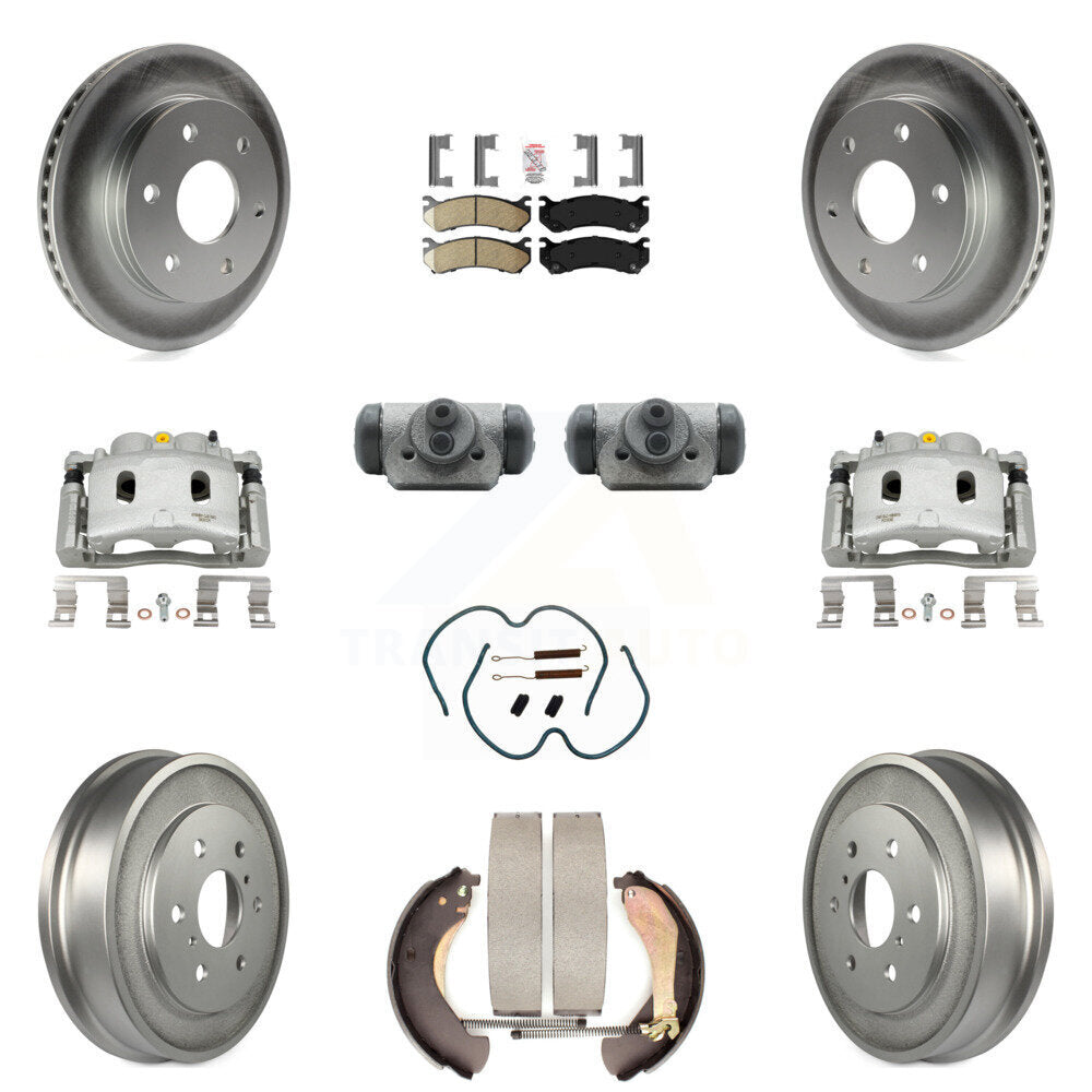 Transit Auto KCG-101327N Disc Brake Kit for 2007 Chevrolet Silverado 1500 - Front and Rear product image