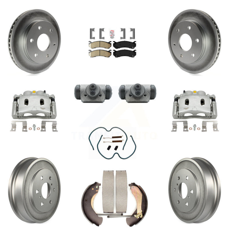 Transit Auto KCG-101327N Disc Brake Kit for 2007 Chevrolet Silverado 1500 - Front and Rear product image
