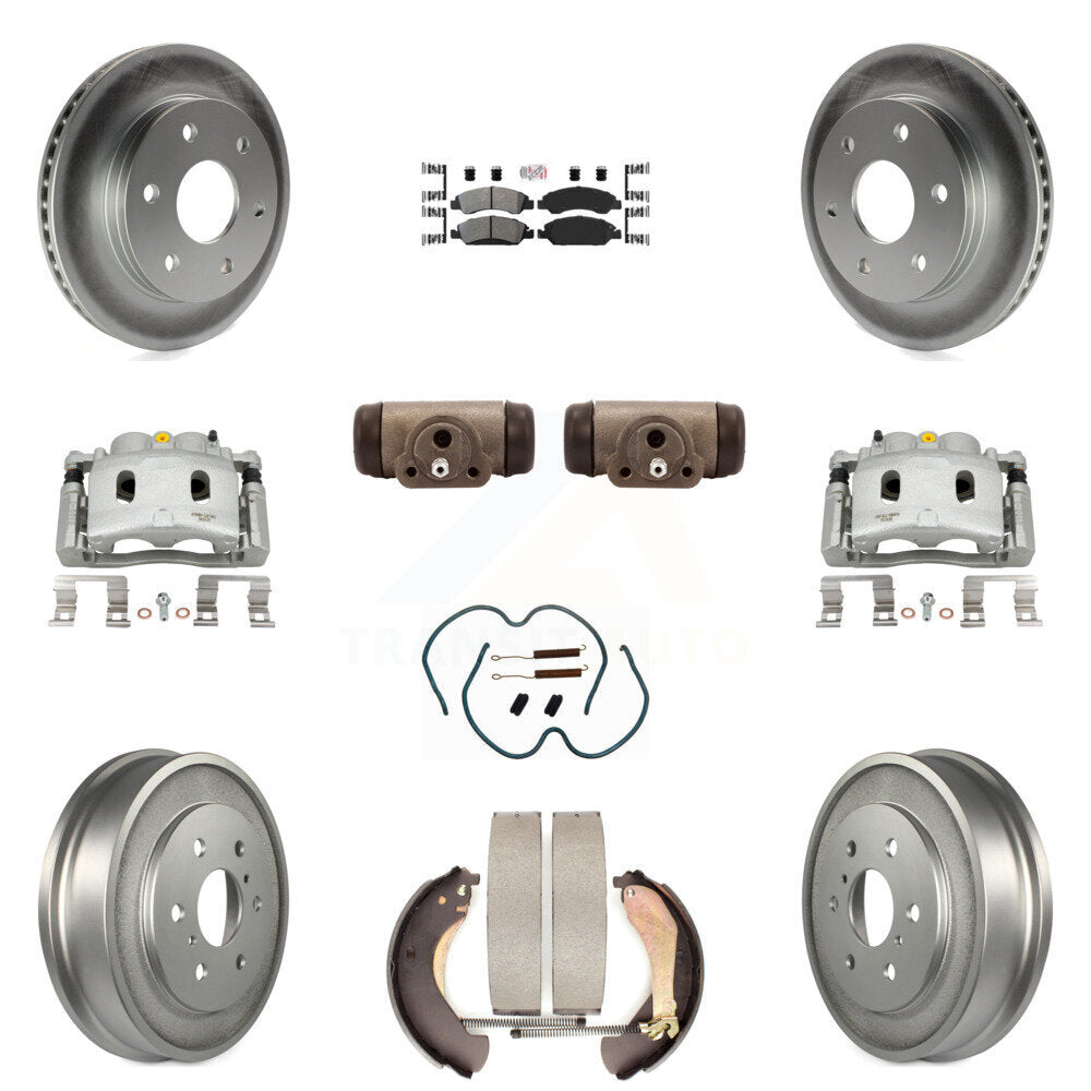 Transit Auto KCG-101334N Disc Brake Kit for 2007 GMC Sierra 1500 - Front and Rear product image