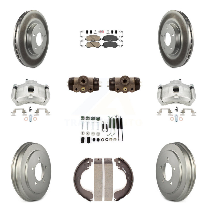Transit Auto KCG-101338N Disc Brake Kit for 2007-2017 Dodge Caliber, Dodge Avenger, Jeep Compass & more - Front and Rear product image