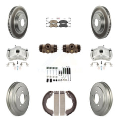 Transit Auto KCG-101339N Disc Brake Kit for 2007-2017 Dodge Caliber, Dodge Avenger, Jeep Compass & more - Front and Rear product image