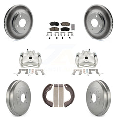 Transit Auto KCG-101342N Disc Brake Kit for 2007-2012 Nissan Versa - Front and Rear product image