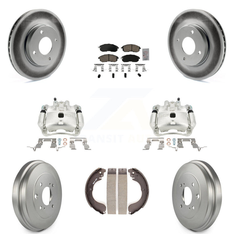 Transit Auto KCG-101342N Disc Brake Kit for 2007-2012 Nissan Versa - Front and Rear product image