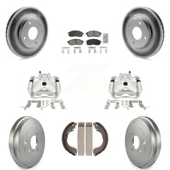 Transit Auto KCG-101343N Disc Brake Kit for 2007-2012 Nissan Versa - Front and Rear product image