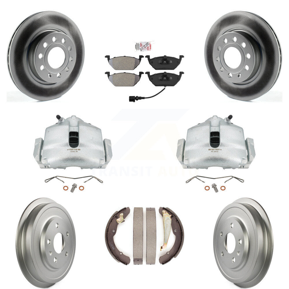 Transit Auto KCG-101348N Disc Brake Kit for 2011-2012 Volkswagen Jetta - Front and Rear product image