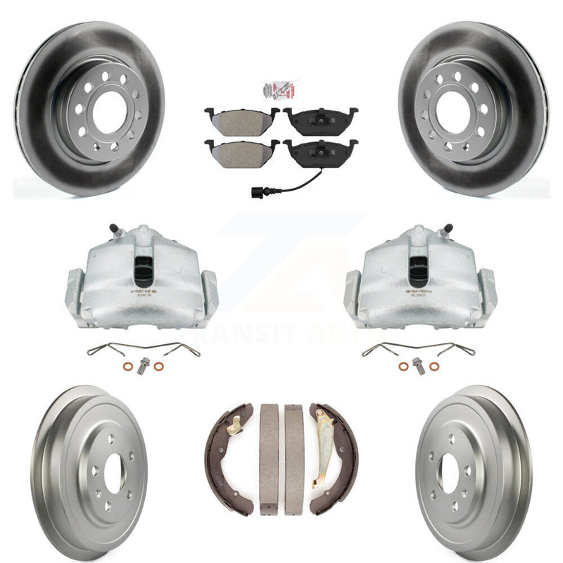 Transit Auto KCG-101348N Disc Brake Kit for 2011-2012 Volkswagen Jetta - Front and Rear product image