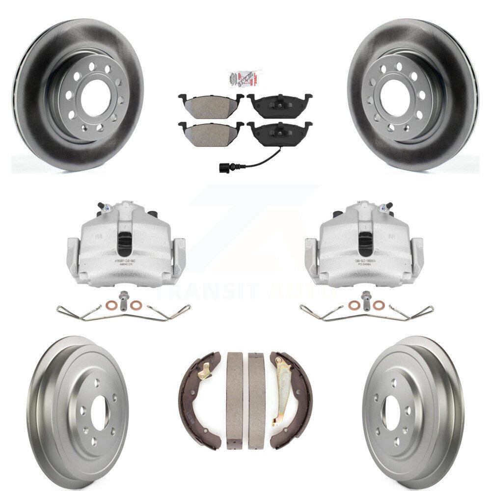 Transit Auto KCG-101349N Disc Brake Kit for 2011-2012 Volkswagen Jetta - Front and Rear product image