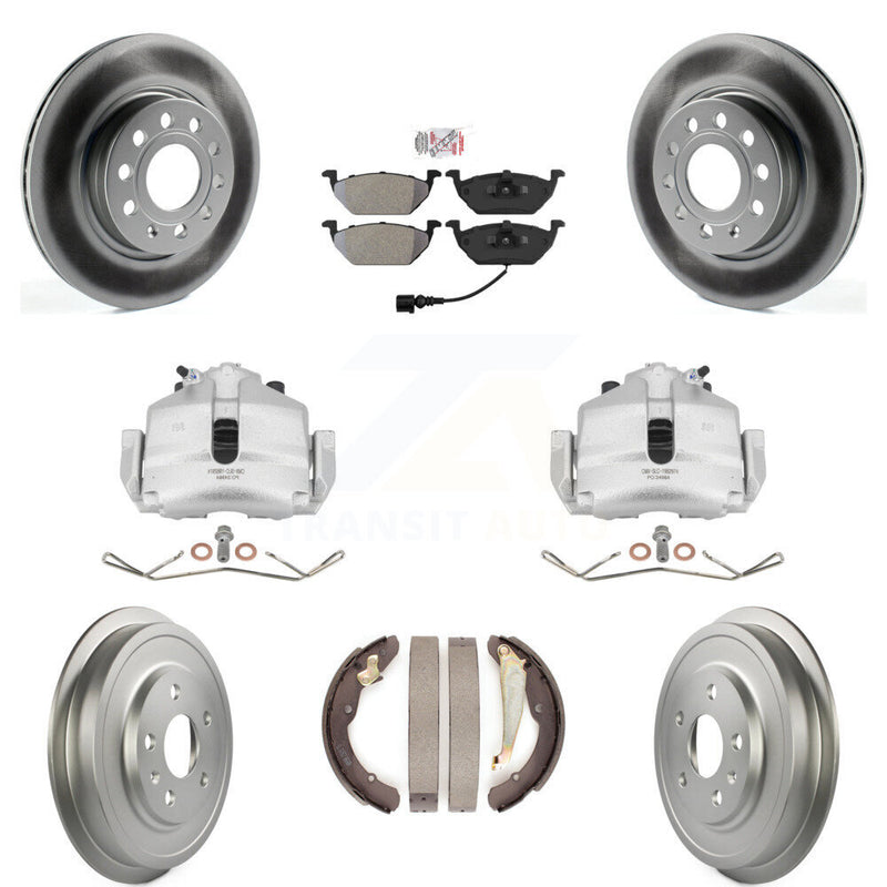 Transit Auto KCG-101349N Disc Brake Kit for 2011-2012 Volkswagen Jetta - Front and Rear product image