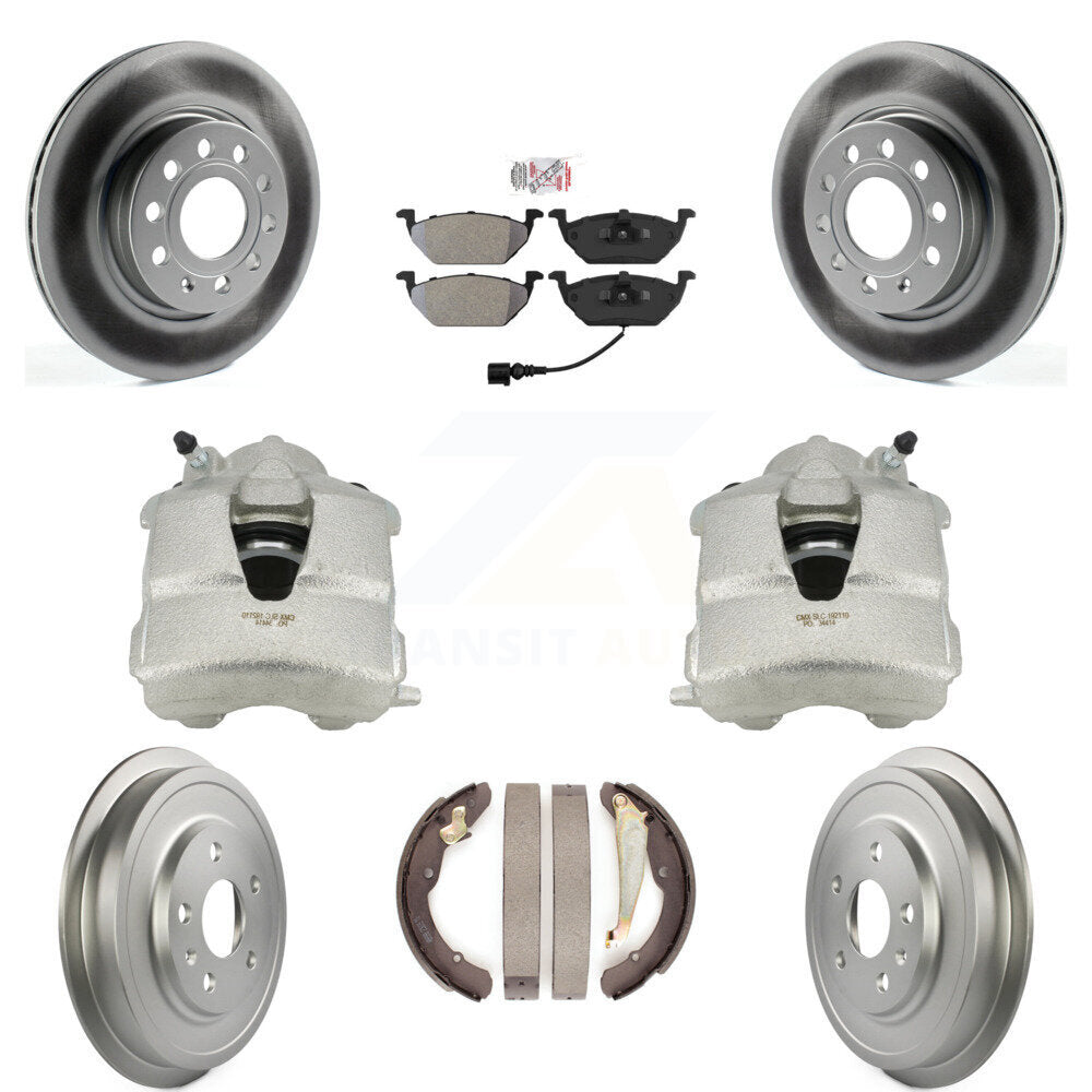 Transit Auto KCG-101350N Disc Brake Kit for 2011-2012 Volkswagen Jetta - Front and Rear product image