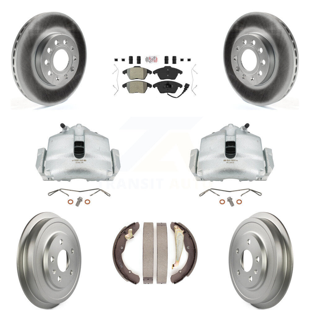 Transit Auto KCG-101357N Disc Brake Kit for 2011-2012 Volkswagen Jetta - Front and Rear product image