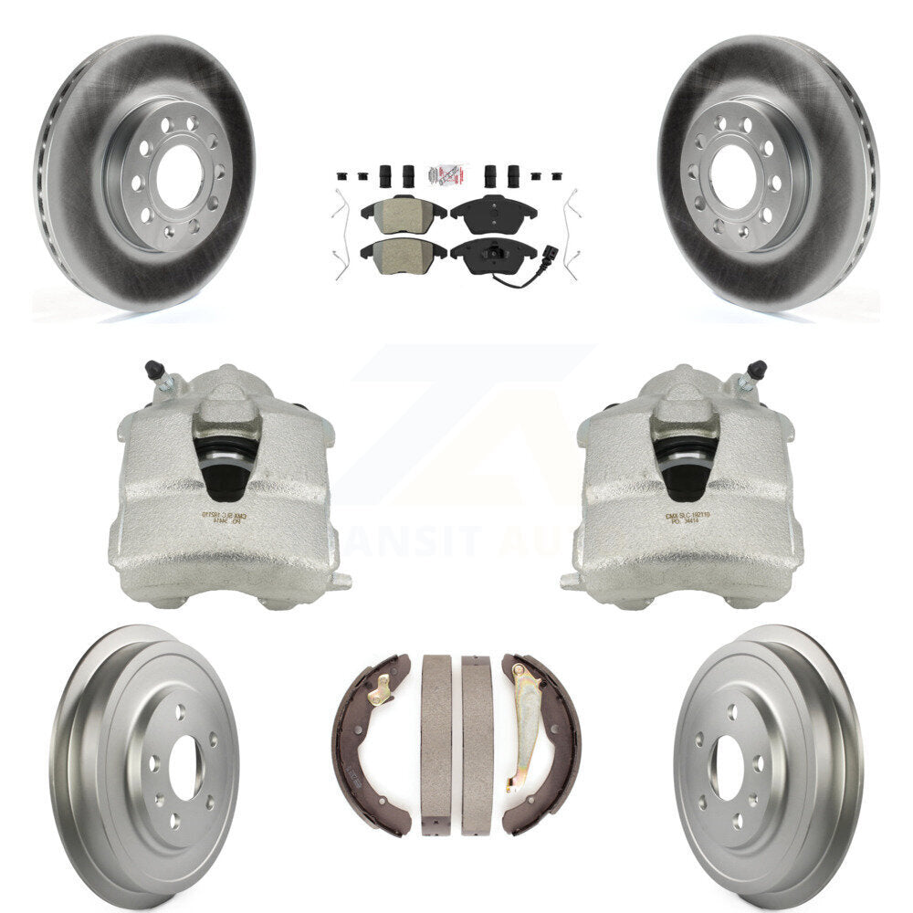 Transit Auto KCG-101358N Disc Brake Kit for 2011-2012 Volkswagen Jetta - Front and Rear product image