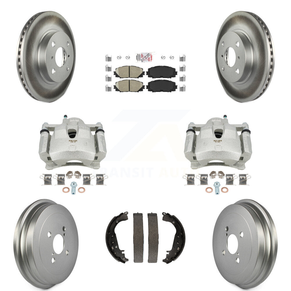 Transit Auto KCG-101359N Disc Brake Kit for 2006-2014 Toyota Yaris - Front and Rear product image