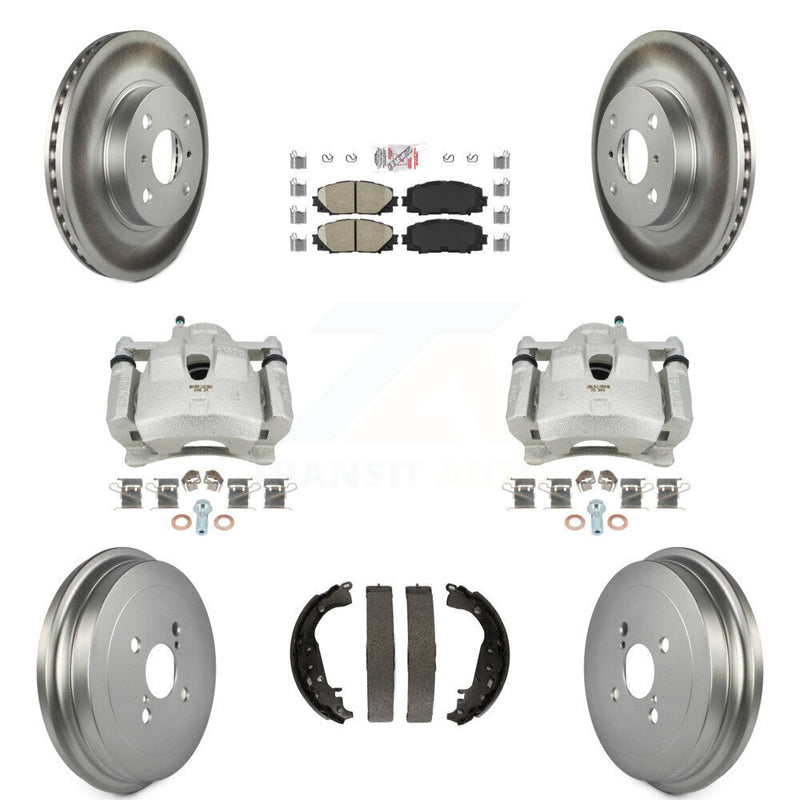 Transit Auto KCG-101359N Disc Brake Kit for 2006-2014 Toyota Yaris - Front and Rear product image