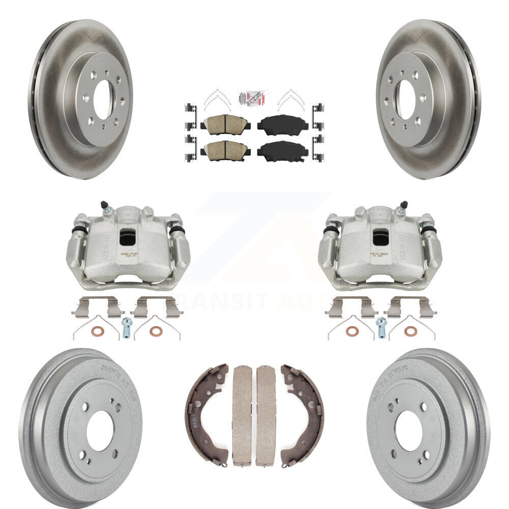 Transit Auto KCG-101363N Disc Brake Kit for 2009-2013 Honda Fit - Front and Rear product image
