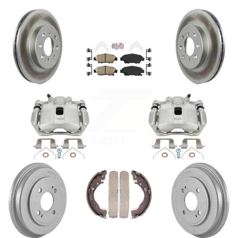 Transit Auto KCG-101363N Disc Brake Kit for 2009-2013 Honda Fit - Front and Rear product image