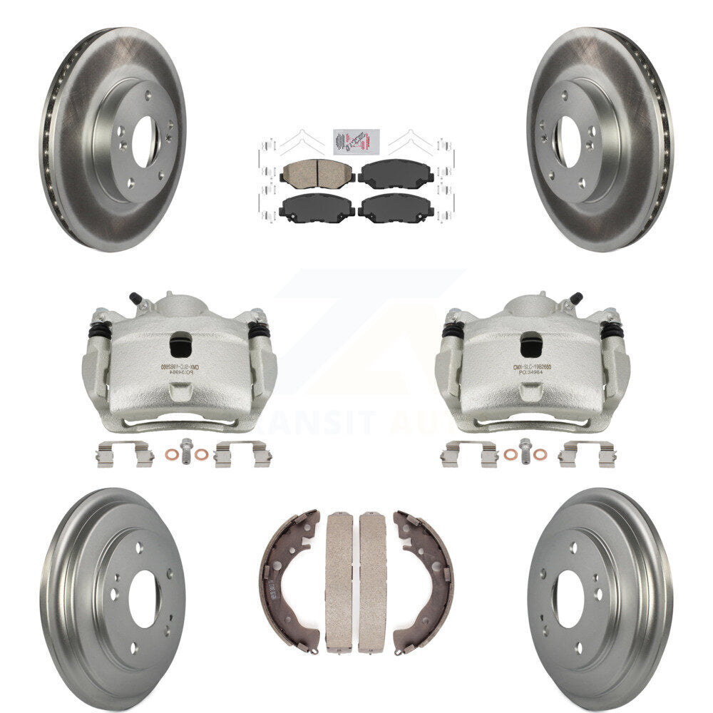 Transit Auto KCG-101364N Disc Brake Kit for 2014-2015 Honda Civic - Front and Rear product image