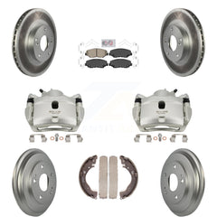 Transit Auto KCG-101364N Disc Brake Kit for 2014-2015 Honda Civic - Front and Rear product image