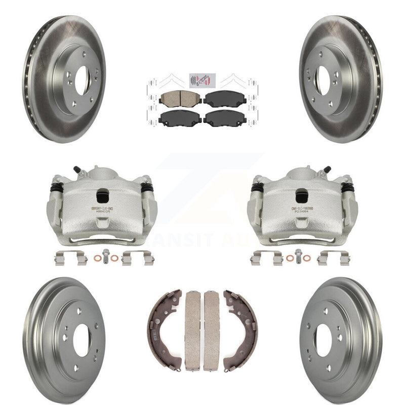 Transit Auto KCG-101364N Disc Brake Kit for 2014-2015 Honda Civic - Front and Rear product image