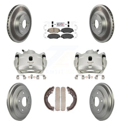 Transit Auto KCG-101365N Disc Brake Kit for 2014-2015 Honda Civic - Front and Rear product image