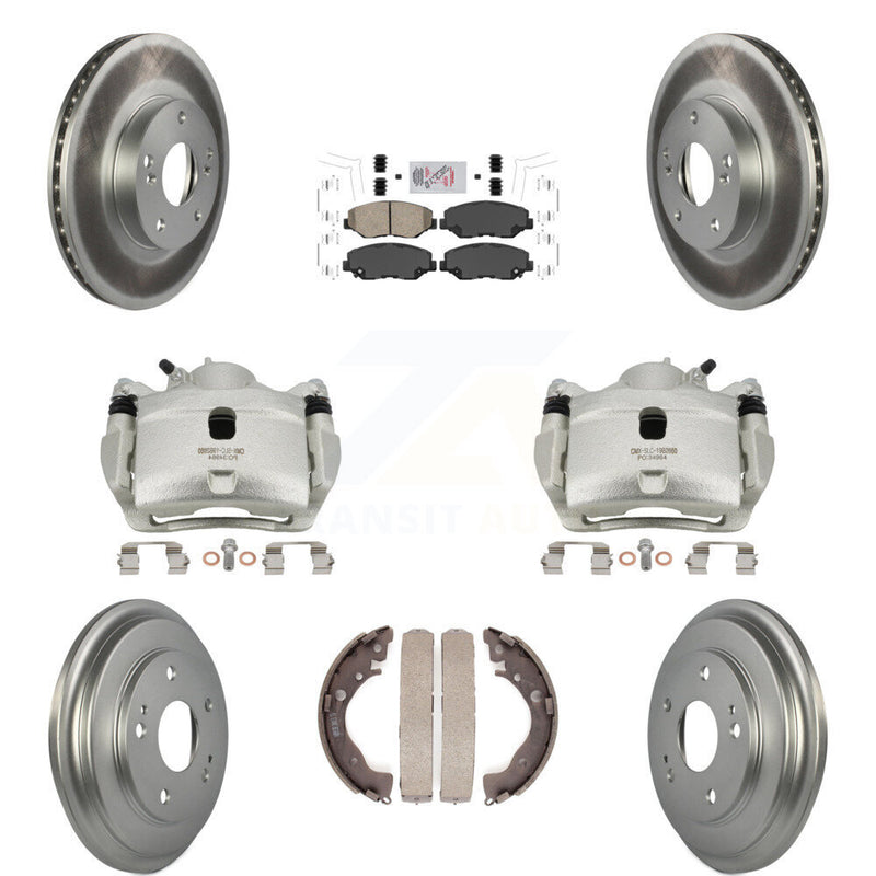 Transit Auto KCG-101365N Disc Brake Kit for 2014-2015 Honda Civic - Front and Rear product image