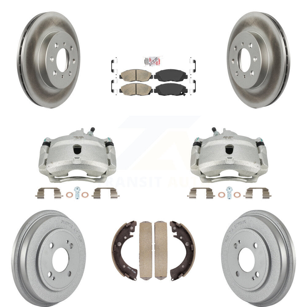 Transit Auto KCG-101366N Disc Brake Kit for 2001-2005 Honda Civic - Front and Rear product image