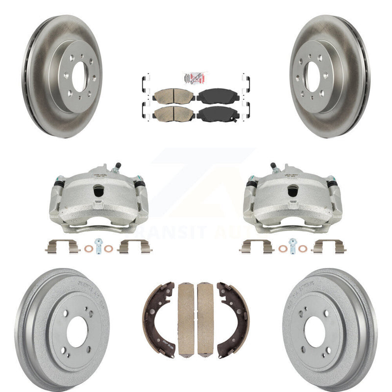 Transit Auto KCG-101366N Disc Brake Kit for 2001-2005 Honda Civic - Front and Rear product image