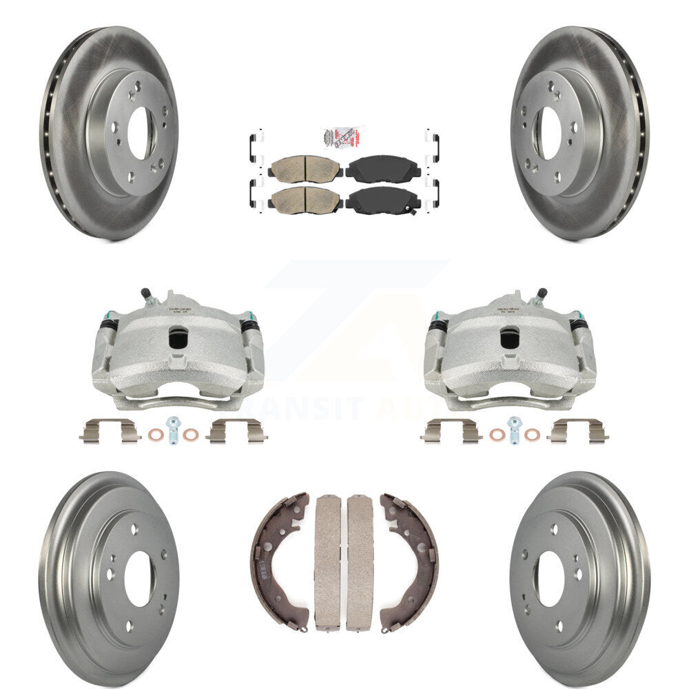Transit Auto KCG-101369N Disc Brake Kit for 2006-2011 Honda Civic - Front and Rear product image