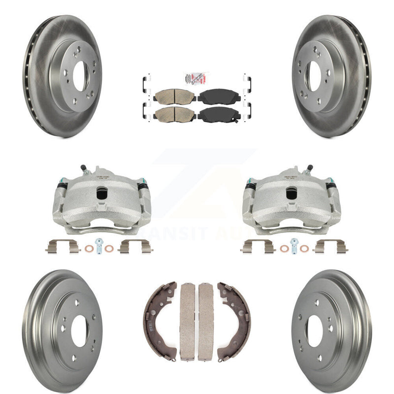 Transit Auto KCG-101369N Disc Brake Kit for 2006-2011 Honda Civic - Front and Rear product image