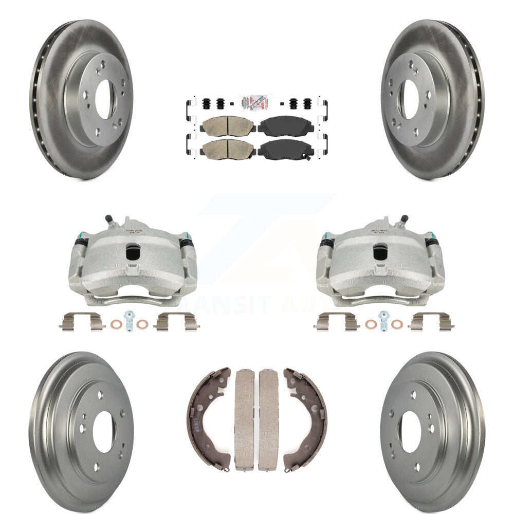 Transit Auto KCG-101370N Disc Brake Kit for 2006-2011 Honda Civic - Front and Rear product image