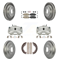 Transit Auto KCG-101370N Disc Brake Kit for 2006-2011 Honda Civic - Front and Rear product image