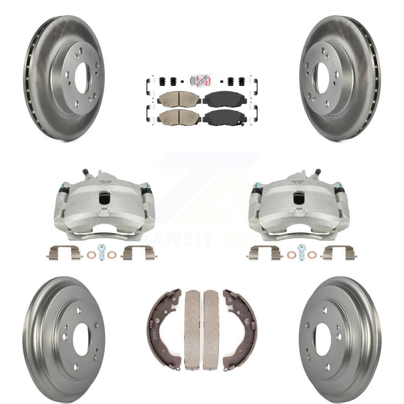 Transit Auto KCG-101370N Disc Brake Kit for 2006-2011 Honda Civic - Front and Rear product image