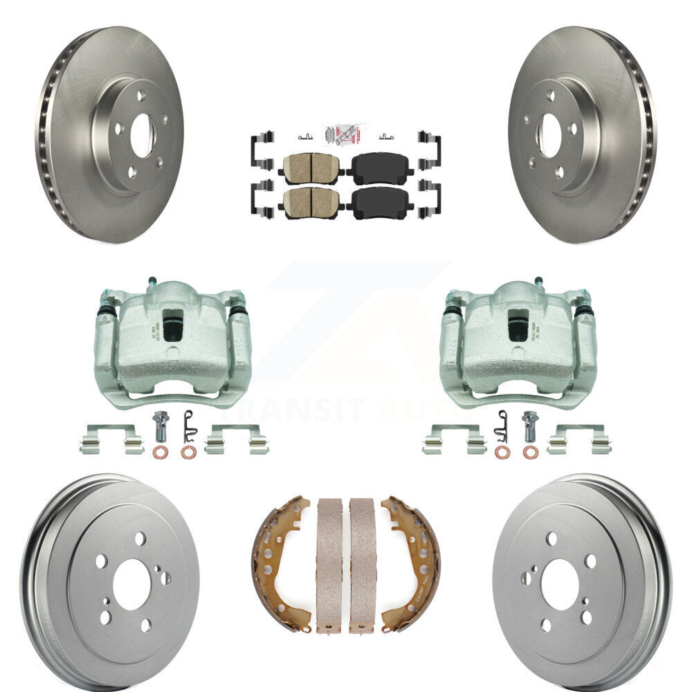 Transit Auto KCG-101371N Disc Brake Kit for 2003-2008 Toyota Corolla - Front and Rear product image