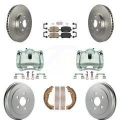 Transit Auto KCG-101371N Disc Brake Kit for 2003-2008 Toyota Corolla - Front and Rear product image