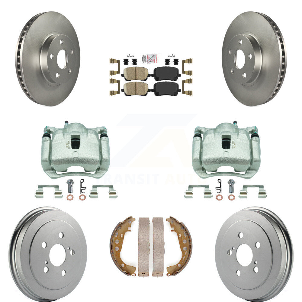Transit Auto KCG-101372N Disc Brake Kit for 2003-2008 Toyota Corolla - Front and Rear product image