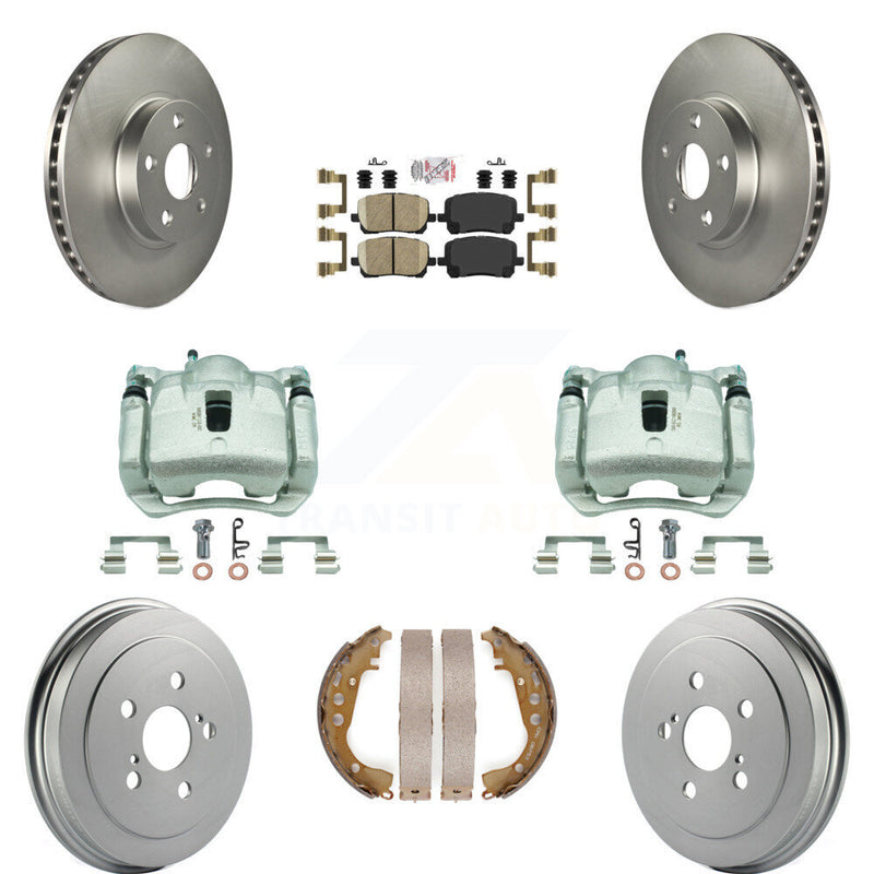Transit Auto KCG-101372N Disc Brake Kit for 2003-2008 Toyota Corolla - Front and Rear product image