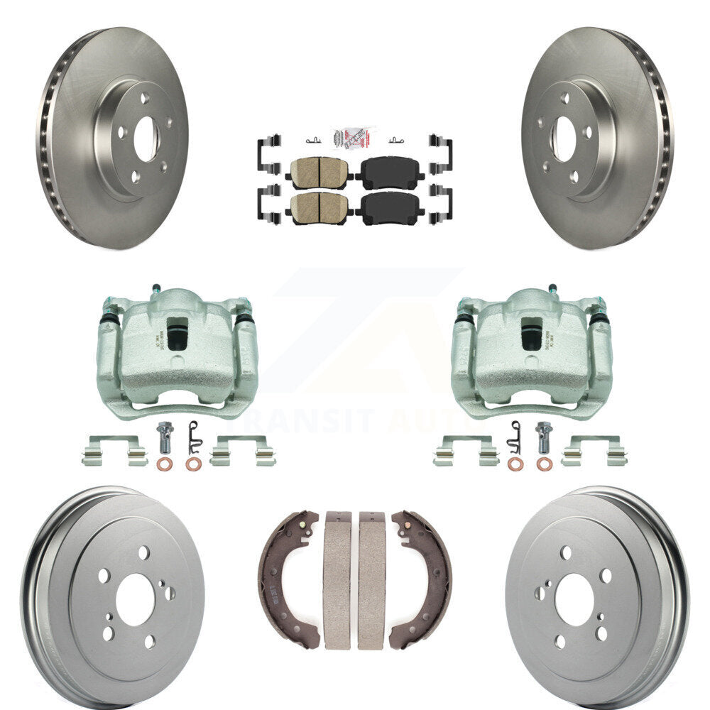 Transit Auto KCG-101373N Disc Brake Kit for 2003-2008 Toyota Corolla - Front and Rear product image