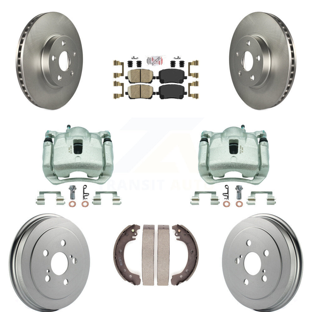 Transit Auto KCG-101374N Disc Brake Kit for 2003-2008 Toyota Corolla - Front and Rear product image