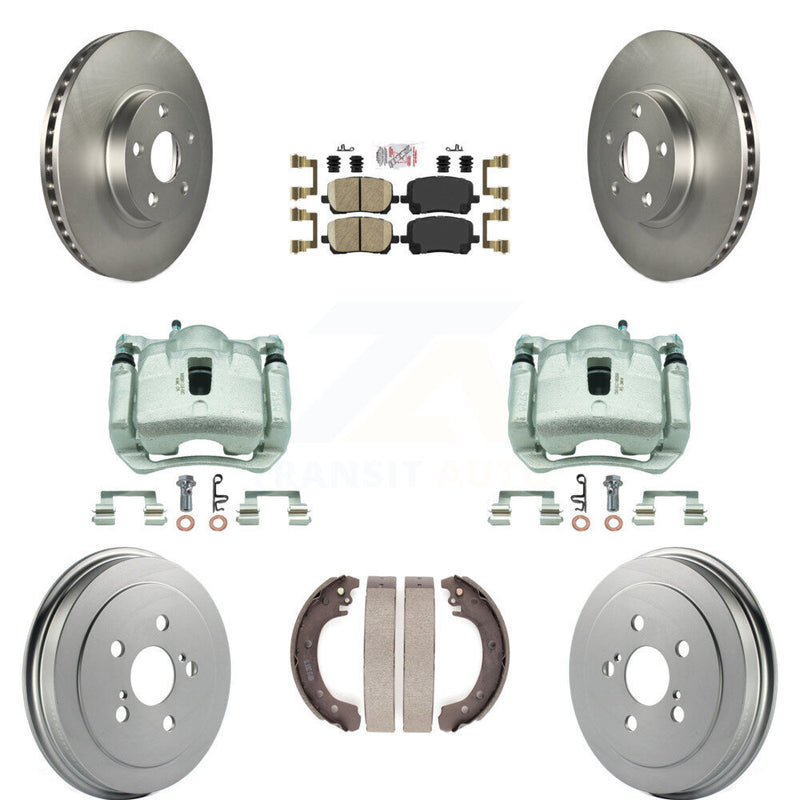 Transit Auto KCG-101374N Disc Brake Kit for 2003-2008 Toyota Corolla - Front and Rear product image