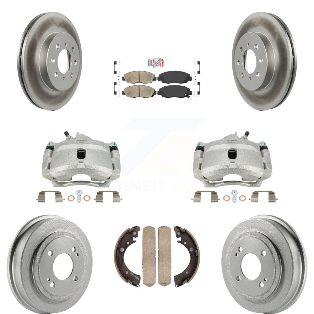 Transit Auto KCG-101377N Disc Brake Kit for 1996-2000 Honda Civic, Acura EL - Front and Rear product image
