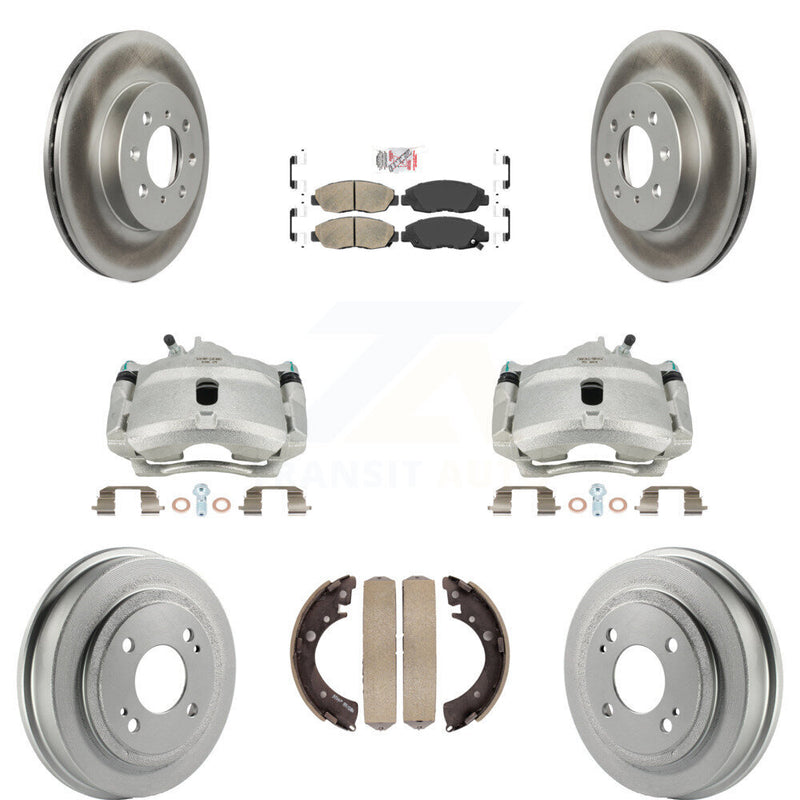Transit Auto KCG-101377N Disc Brake Kit for 1996-2000 Honda Civic, Acura EL - Front and Rear product image