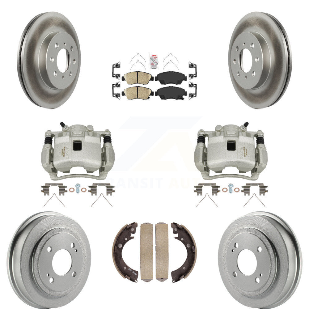Transit Auto KCG-101379N Disc Brake Kit for 2007-2008 Honda Fit - Front and Rear product image