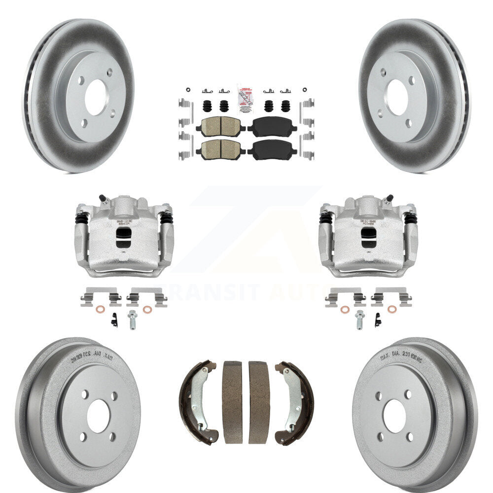 Transit Auto KCG-101381N Disc Brake Kit for 2003-2007 Chevrolet Cobalt, Pontiac Pursuit, Saturn Ion - Front and Rear product image