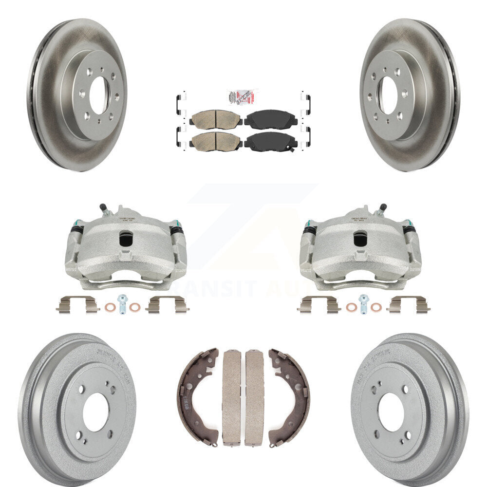 Transit Auto KCG-101394N Disc Brake Kit for 2010-2014 Honda Insight - Front and Rear product image