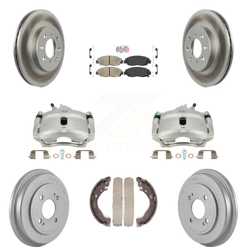 Transit Auto KCG-101394N Disc Brake Kit for 2010-2014 Honda Insight - Front and Rear product image