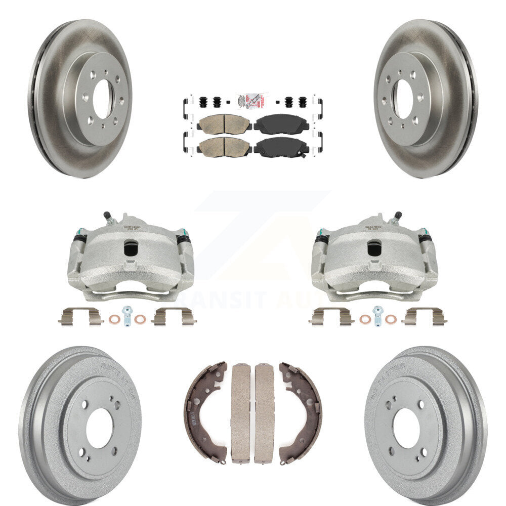 Transit Auto KCG-101395N Disc Brake Kit for 2010-2014 Honda Insight - Front and Rear product image